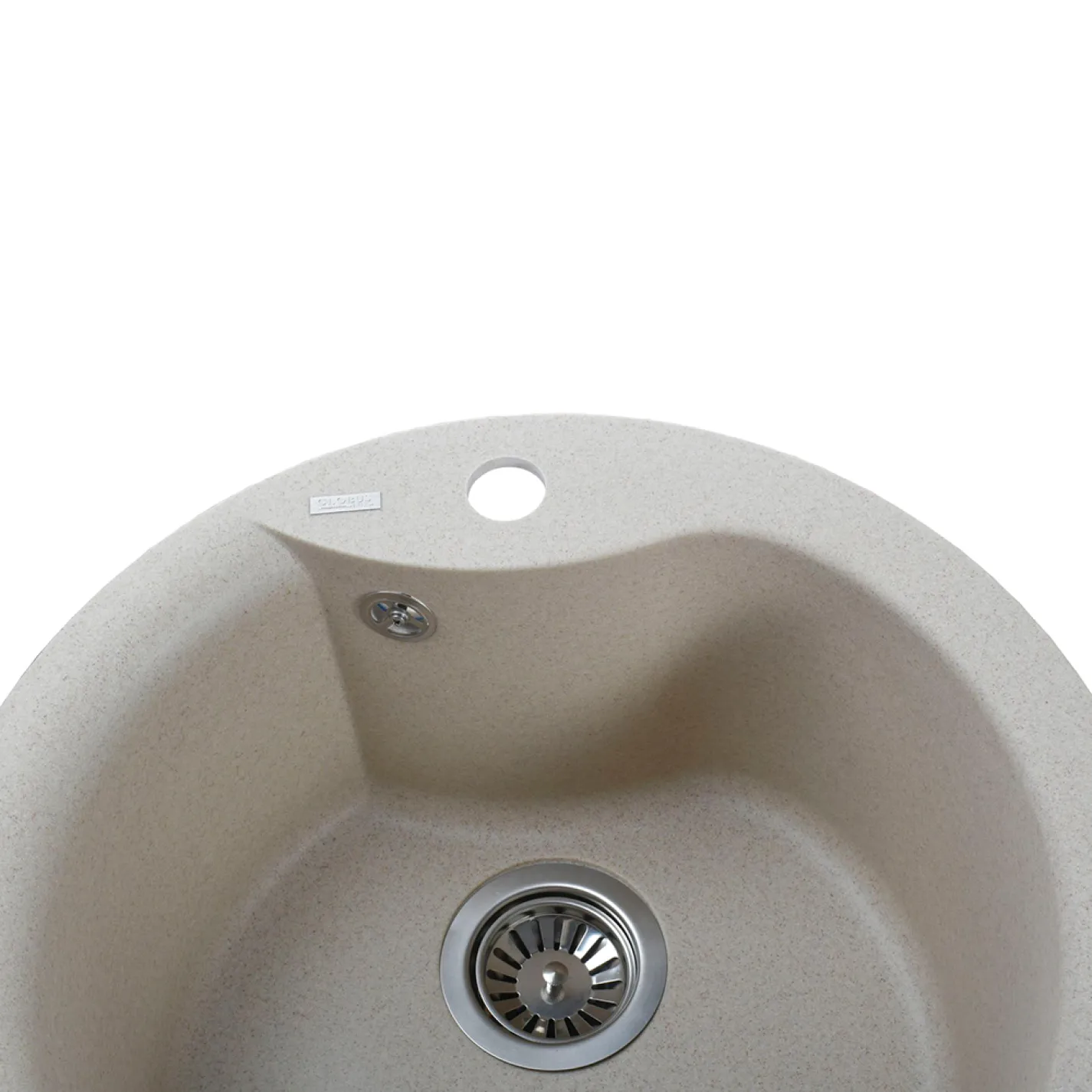 Гранітна мийка Globus Lux ORTA 485 мм-А0004, пісочний - Фото 2